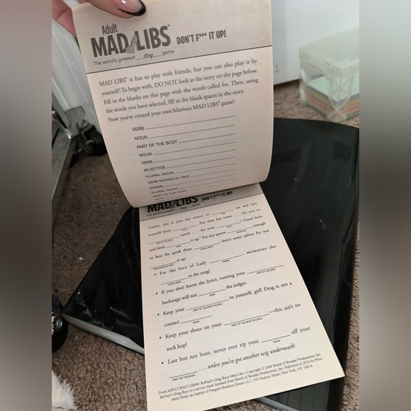 Rupaul’s Drag Race Adult Mad Libs - Picture 5 of 5